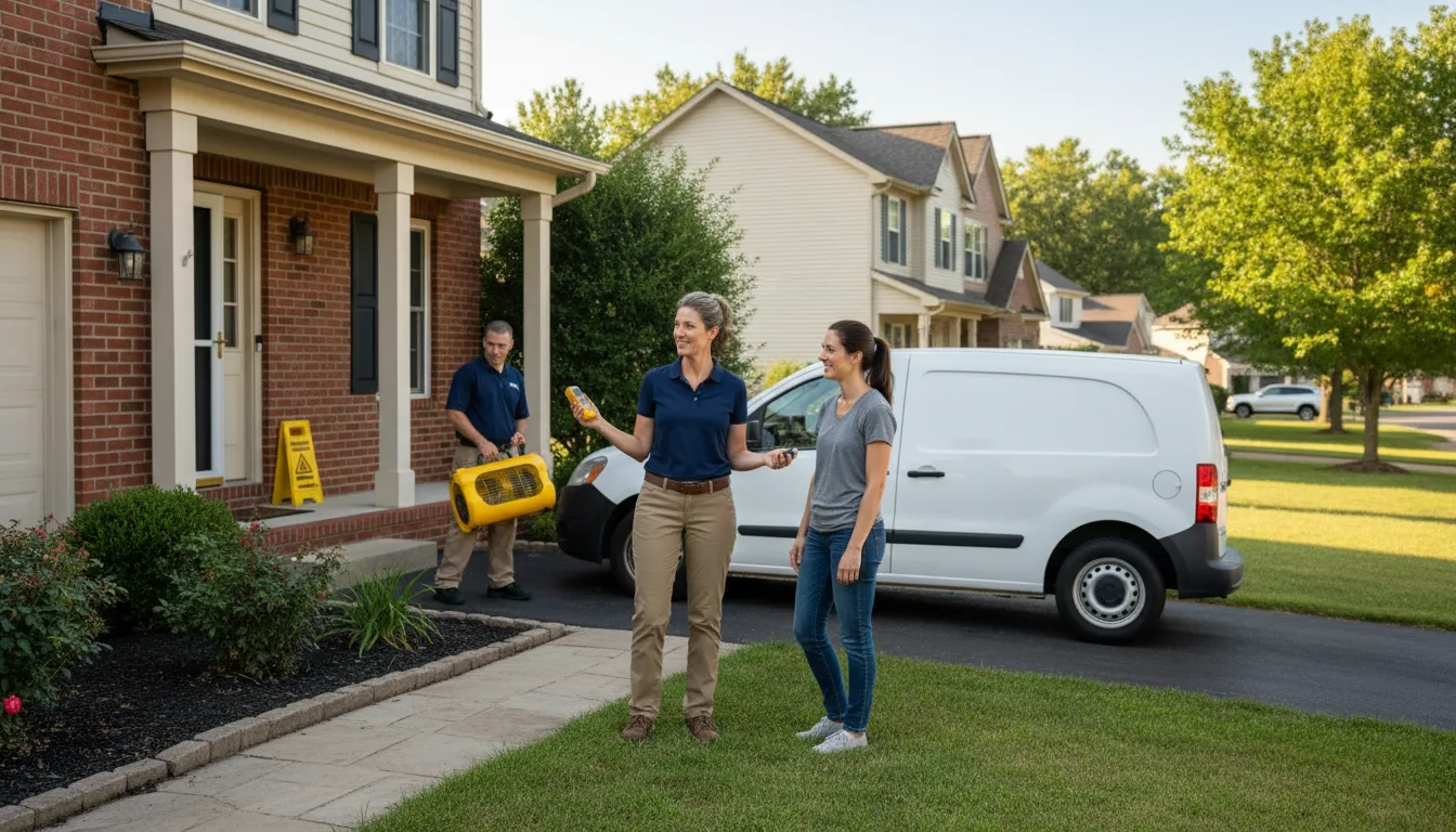 Water restoration image for Dehumidification And Cleanup Services in Little Suamico, WI